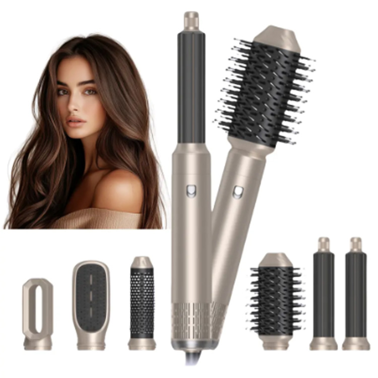 Outils de coiffure professionnels multi-styler et sèche-cheveux 6 en 1