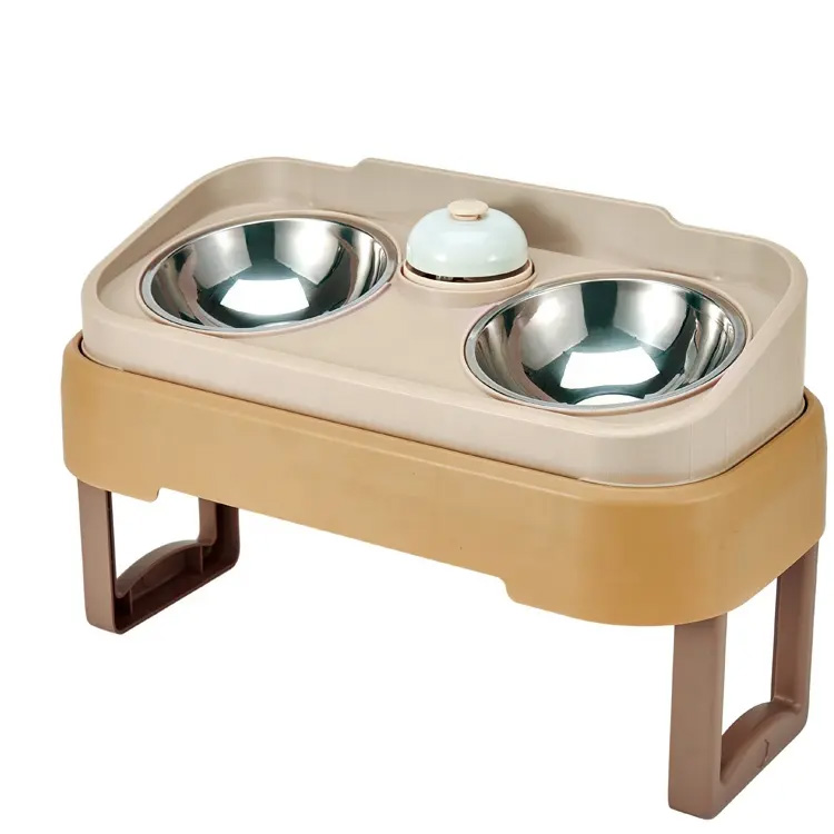 Surélevé de luxe pour animaux de compagnie Chien d'alimentation lente de mangeoires à chats