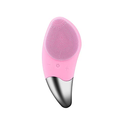 Brosse nettoyante pour le visage sonique vibrante électrique en silicone