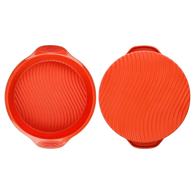 Moule à gâteau rond en silicone antiadhésif à pâtisserie antiadhésive