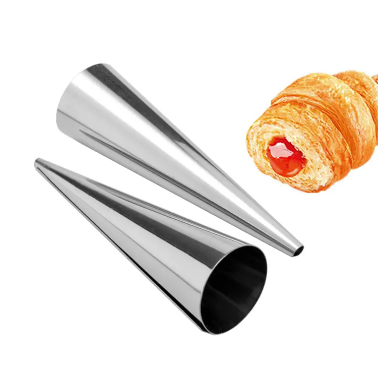 Acier inoxydable pain danois croissant moule de boulangerie