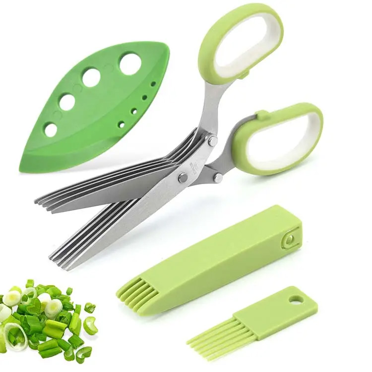 Top Vender Kitchen Vegetable Coute Cisqueurs Herbe Ciseaux