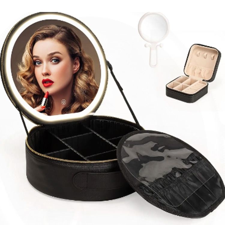Voyage Case de maquillage de beauté réglable de grande capacité
