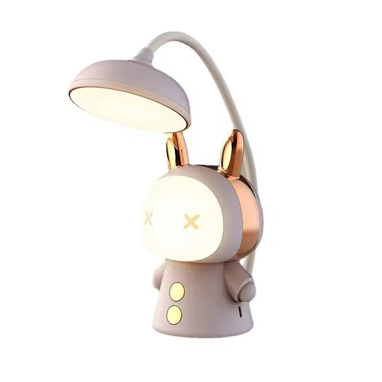 Lampe de bureau promotionnelle pour enfants de dessin animé rechargeable USB