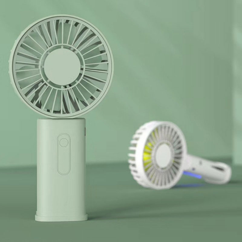 Mini ventilateur vertical avec support de téléphone et clip