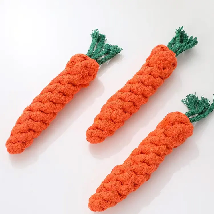 En gros de PET Dog Mite Toys Toys Carrot Cotton Not Pet Toys